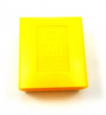 Yellow padlock cover